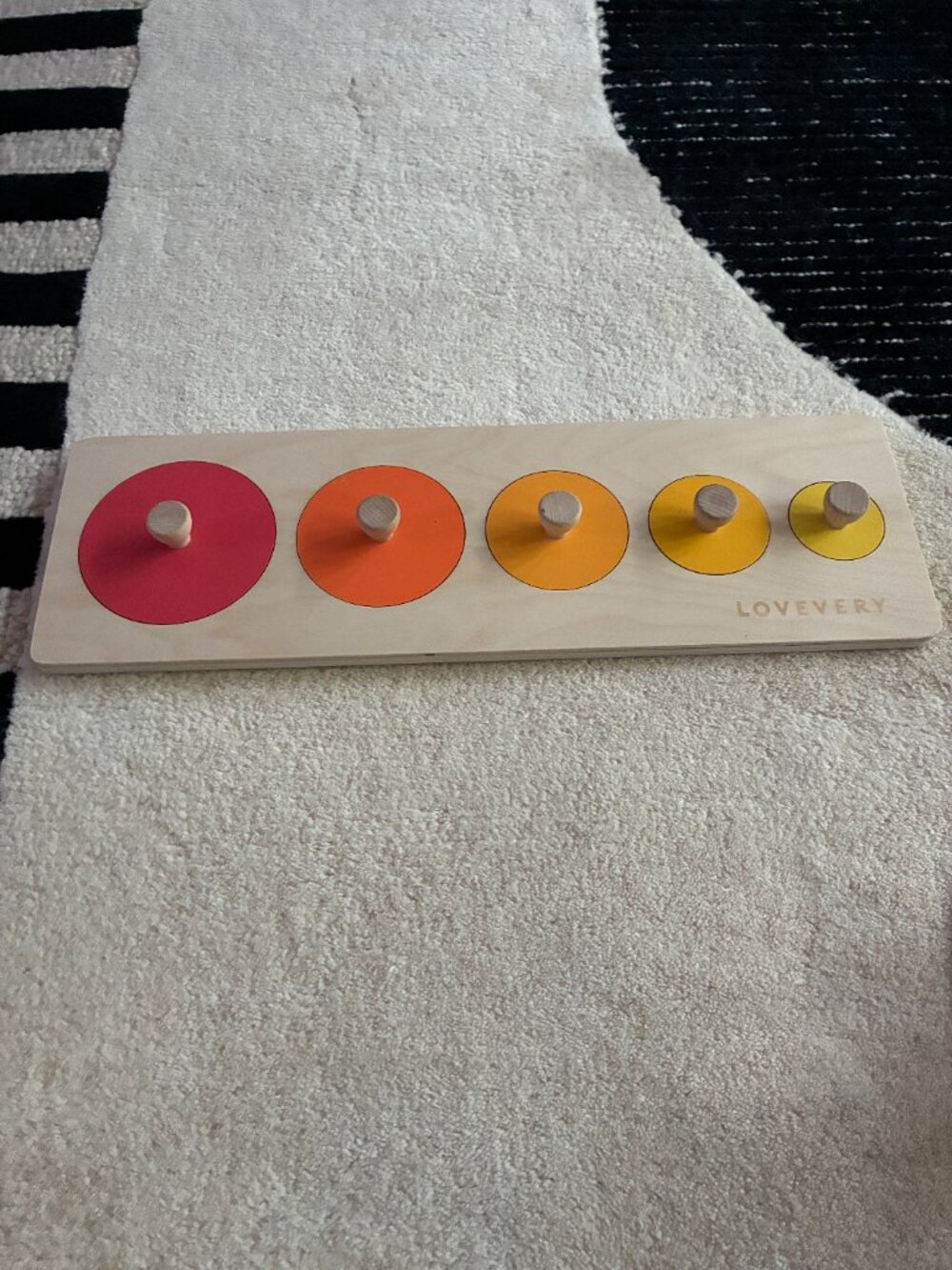 LOVEVERY CIRCLE OF FRIENDS PUZZLE BABBLER PLAY KIT-MONTHS 13,14,15-EUC!